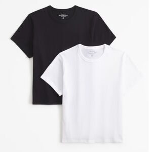 Abercrombie & Fitch: 2-Pack Essential Body-Skimming Tees